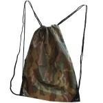 Nylon drawstring backpack Camouflage