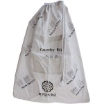 Cotton drawstring bag FOR LAUNDRY