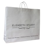 Kraft paper shopper ELIZABETH STUART 